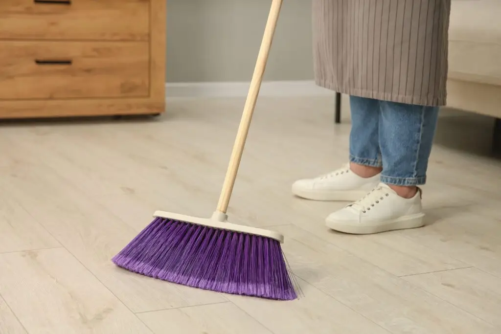 How Do You Sweep the Floor the Right Way?